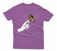 Maglietta Butterfly Autism Awareness Day Promoting Love and Acceptance #AD1