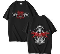 Maglietta Camicetta in Cotone Unisex StrayKids Domin Ate Tshirt Bang Chan Chanbin Lee Know Hyunjin Han Felix Seungmin I.N Fans Looser Top a Maniche Corte a Girocollo