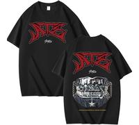 Maglietta Camicetta in Cotone Unisex StrayKids Domin Ate Tshirt Bang Chan Chanbin Lee Know Hyunjin Han Felix Seungmin I.N Fans Looser Top a Maniche Corte a Girocollo