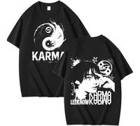 Maglietta Camicetta in Cotone Unisex StrayKids Skzoo SKZ Karma Tshirt Bang Chan Chanbin Lee Know Hyunjin Han Felix Seungmin I.N Fans Looser Top a Maniche Corte a Girocollo