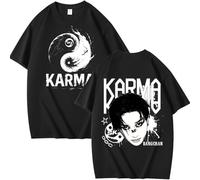 Maglietta Camicetta in Cotone Unisex StrayKids Skzoo SKZ Karma Tshirt Bang Chan Chanbin Lee Know Hyunjin Han Felix Seungmin I.N Fans Looser Top a Maniche Corte a Girocollo