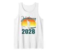 Maglietta Camino de Santiago 2028 Pellegrinaggio Escursione Canotta