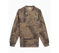 Maglietta camouflage Relaxed a maniche lunghe Carhartt WIP Feather Tree per uomo