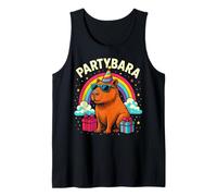 Maglietta Capybara di Compleanno per Bambini Fun Partybara Partybara Party Canotta