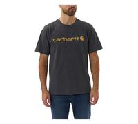 Maglietta carhartt core logo s/s carbon heather Carhartt