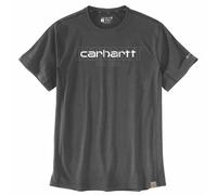 Maglietta Carhartt Force S/S Logo Graphic, colore carbone, taglia M
