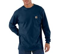Maglietta Carhartt Workwear Pocket L/S blu navy taglia 2XL
