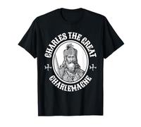 Maglietta Carlo Magno King Charles the Great T-Shirt Maglietta