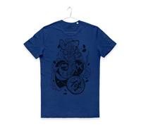 MAGLIETTA CARPA KOI Jap Samurai Kanji Japanese Fish Koi CARP TATTOO T-SHIRT MAN