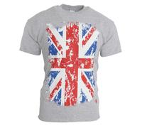 Maglietta Casual Bandiera Inglese 100% Cotone - Uomo (SHIRT129)