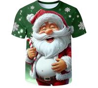 Maglietta casual da uomo a maniche corte, tessuto traspirante per una comoda giornata quotidiana, comfort, alla moda casual, verde, 3XL