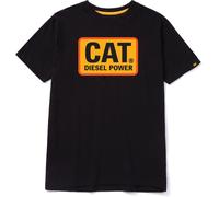 Maglietta Caterpillar CAT Diesel Power con vestibilità classica Black-Orange
