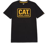 Maglietta Caterpillar CAT Diesel Power con vestibilità classica Black-Yellow