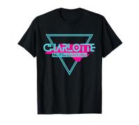 Maglietta Charlotte North Carolina Triangle NC Souvenirs Maglietta