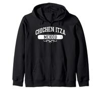 Maglietta Chichen Itza Mexico Felpa con Cappuccio