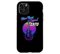 Maglietta Chitarra Elettrica Retrò Compleanno 1970 Musicista Custodia per iPhone 11 Pro