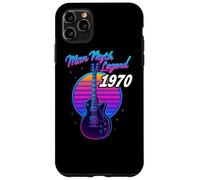 Maglietta Chitarra Elettrica Retrò Compleanno 1970 Musicista Custodia per iPhone 11 Pro Max