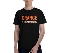 Maglietta Classica Estiva Orange is The New Stupid