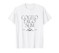 Maglietta Cogito Ergo Sum per le persone che pensano Maglietta