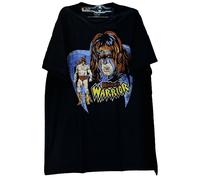 Maglietta Collage Dell'Ultimate Warrior WWE Ripple Junction Nera LARGE