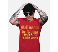 Maglietta Colore Rosso per i Tifosi romanisti giallorossi