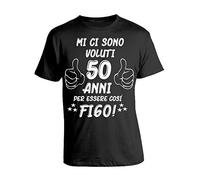 Maglietta Compleanno - Mi Ci Sono Voluti 50 Anni per Essere così - Tshirt Simpatica e Divertente - Evento - Idea Regalo