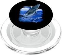 Maglietta con balena e balena, idea regalo PopSockets PopGrip per MagSafe
