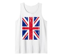 Maglietta con Bandiera Britannica - Vintage Union Jack UK Gran Bretagna Canotta