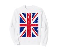 Maglietta con Bandiera Britannica - Vintage Union Jack UK Gran Bretagna Felpa