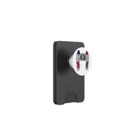 Maglietta con bandiera della Repubblica Dominicana con ali d'angelo PopSockets PopWallet per MagSafe