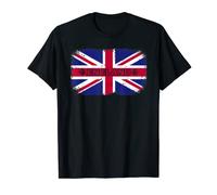Maglietta con bandiera inglese Union Jack con simbolo dell'Inghilterra Maglietta