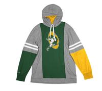 Maglietta Con Cappuccio A Maniche Lunghe Color Blocked Dei Green Bay Packers