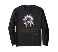 Maglietta con Citazione dei nativi Americani Apache, Idea Regalo Maglia a Manica