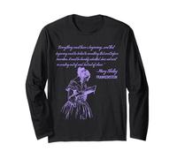 Maglietta con Citazione di Mary Shelley Frankenstein Maglia a Manica
