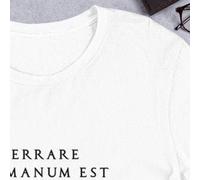 Maglietta con e scritte "Errare Est