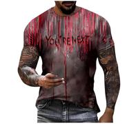 Maglietta con Fiamme sulle Maniche Manica Autunno Verdi Spiritose Pancia Griffate Pantaloncini Tigre Dinosauro Orso della Uomini Pullover Misto Idrorepellente Calcio Famt Cintura Costosi