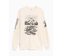 Maglietta con grafica Relaxed a maniche lunghe South2 West8 x F.KITAMURA per uomo