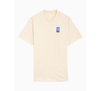 Nike TEE LSE CAFE SWOOSH VAN men Shortsleeves beige in taglia:M