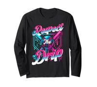 Maglietta con grafica Respect the Drip Funny Drip Phrase Maglia a Manica