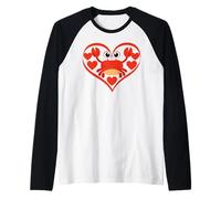 Maglietta con Granchio, Granchio, baracca, Granchio, Amante del Granchio, Stile retrò Maglia con Maniche Raglan