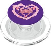 Maglietta con granchio, granchio, baracca, granchio, amante del granchio, stile retrò PopSockets PopGrip per MagSafe