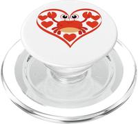 Maglietta con granchio, granchio, baracca, granchio, amante del granchio, stile retrò PopSockets PopGrip per MagSafe