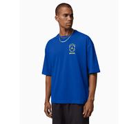 Felpa oversize a girocollo con grafica Air Jordan 85 - Uomo - Blu M