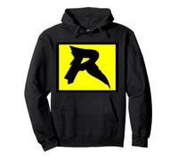 Maglietta con Logo Ryback R Felpa con Cappuccio