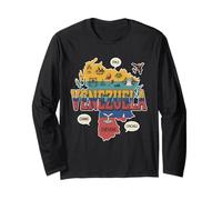 Maglietta con Mappa del Venezuela, Souvenir con Bandiera venezuelana e Simboli Maglia a Manica