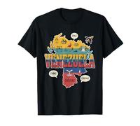 Maglietta con Mappa del Venezuela, Souvenir con Bandiera venezuelana e Simboli Maglietta