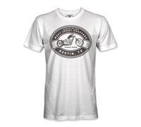 Maglietta con marchio WCC Death Glory, bianca, taglia 3XL