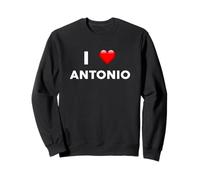 Maglietta con nome "I Love ANTONIO Felpa