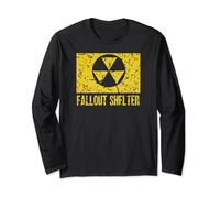 Maglietta con nostalgia radioattiva della guerra nucleare di Fallout Shelter Maglia a Manica