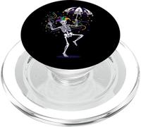 Maglietta con ombrello modello Second Line Skeleton Mardi Gras Dance PopSockets PopGrip per MagSafe